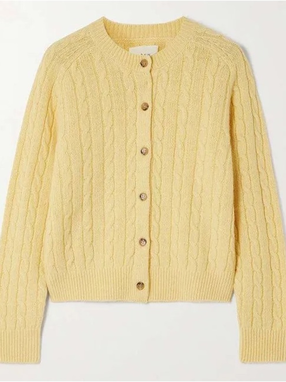 Dôen Penrose Cardigan in Lemon Chiffon, XS (NWT)